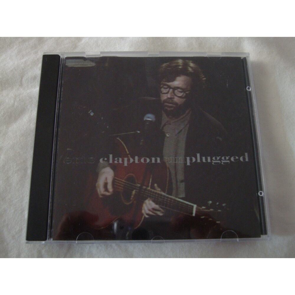 Vintage ERIC CLAPTON CD 1992 Unplugged Reprise Records + Booklet EUC